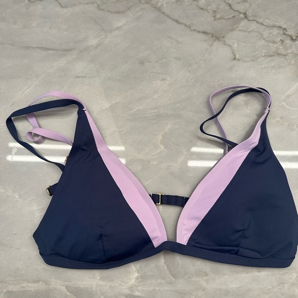 NWT! L*Space Seamless Finneas purple and blue Bikini Top. Medium $106 - Picture 3 of 5